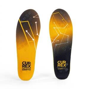 NEW CURREX cleatpro med insoles in yellow